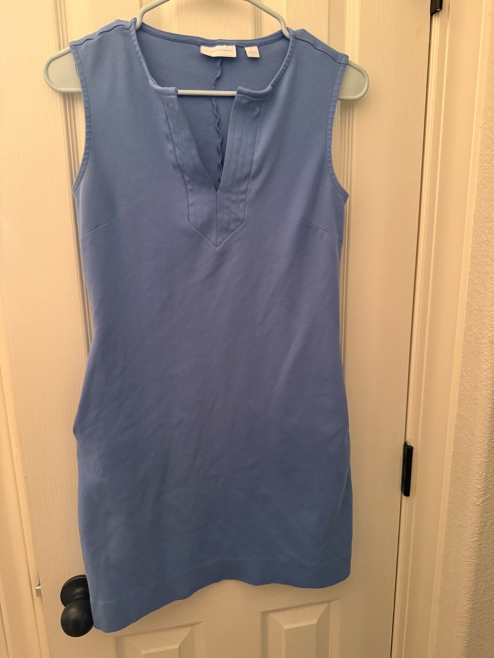 New York & Company Dusty Blue Sleeveless Shift